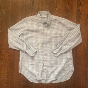 Loro Piana men’s XL button up shirt 100% cotton made in Italy 🇮🇹 mint